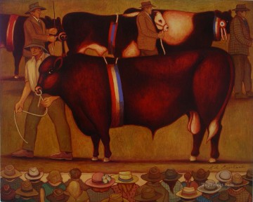 Ganado Vaca Toro Painting - Ganado Marchant Bob Champion en The Sydney Show